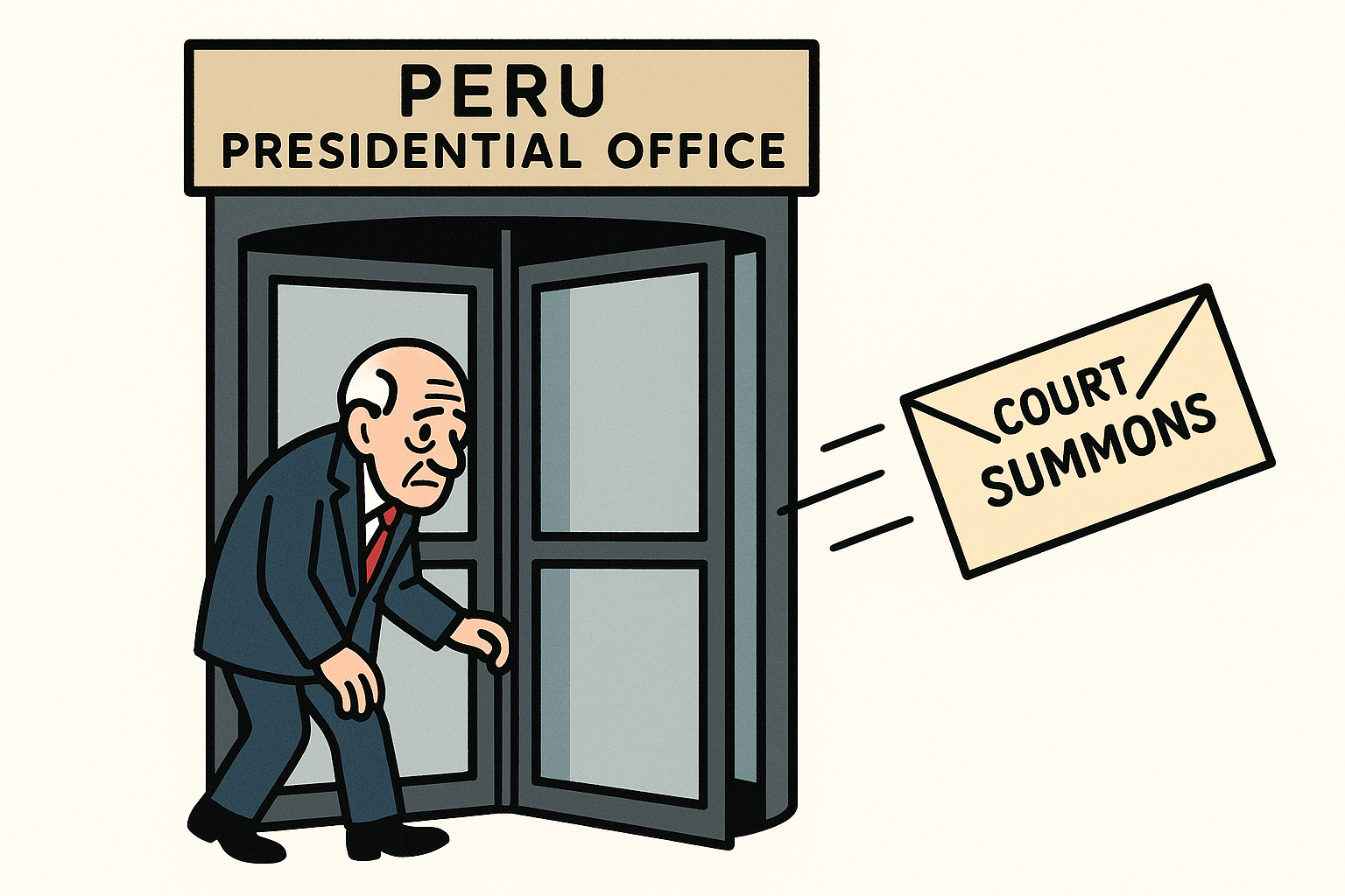 PERU GETS EIGHTH PRESIDENT IN A DECADE; NEW ONE SUMMONED TO COURT IMMEDIATELY