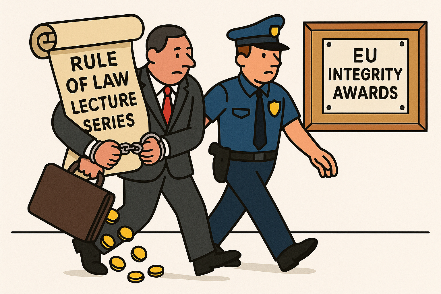 FORMER EU FOREIGN POLICY CHIEF ARRESTED; BRUSSELS UNSURPRISED, DEEPLY EMBARRASSED